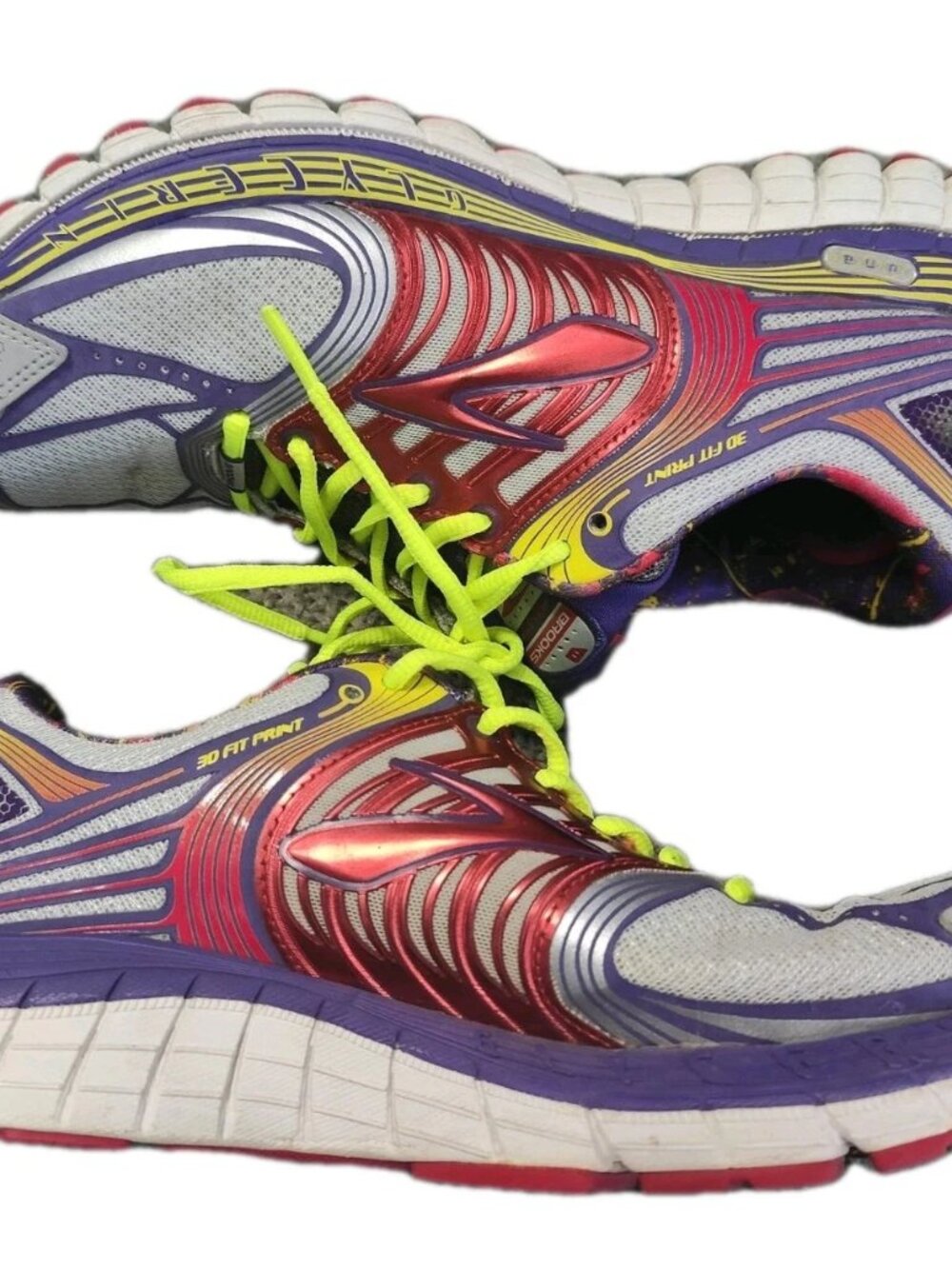 Brooks Glycerin 11 Womens Running Shoes Size 9 B Purple Multicolor